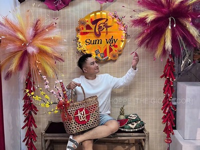 [Order 3 - 5 ngày] Bảng treo Tết Sum Vầy đèn Led [Bằng gỗ - Cắm điện] ĐK 60cm BANGTREO-TET-01